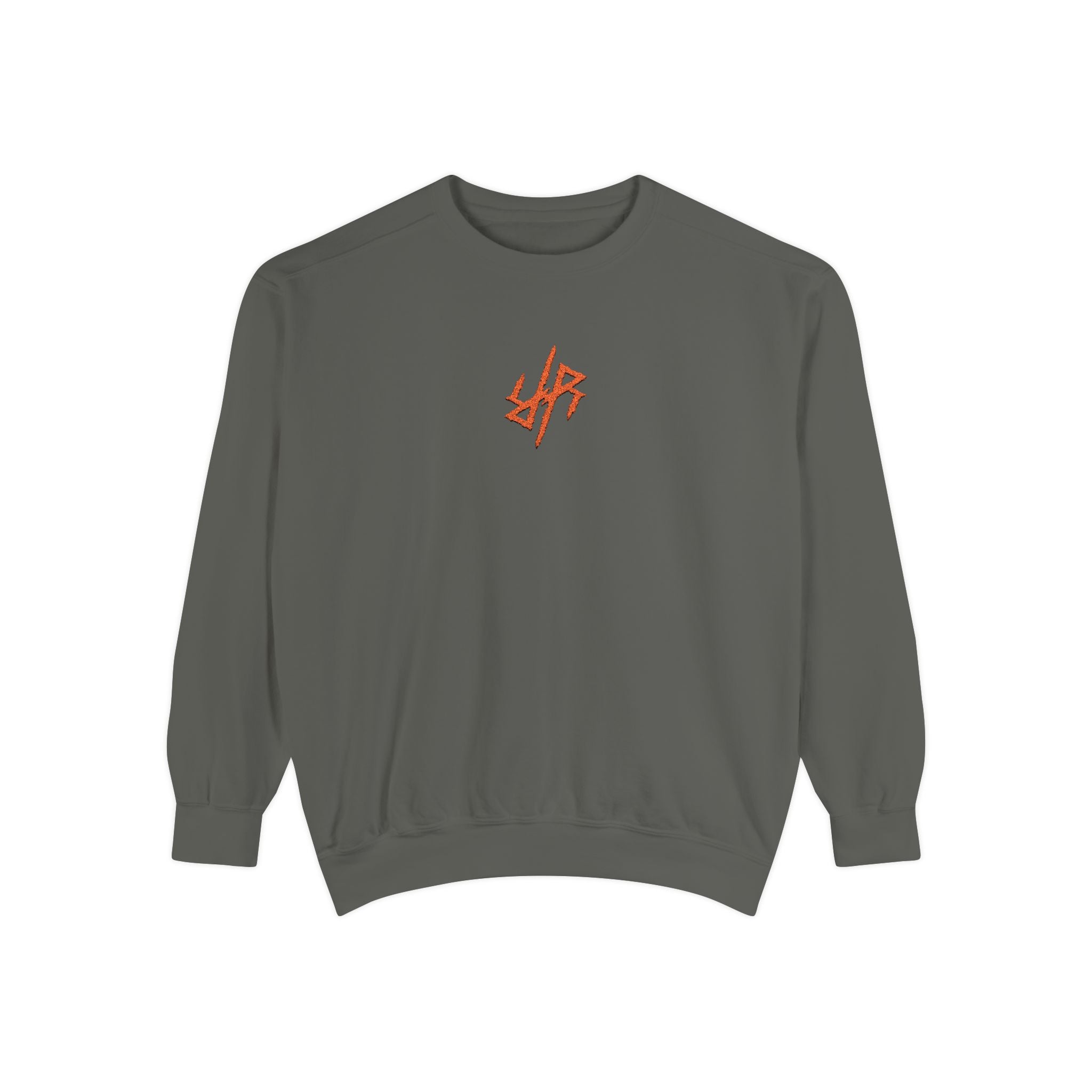Reality Rising Essential Embroidered Sweatshirt - Pepper/Red