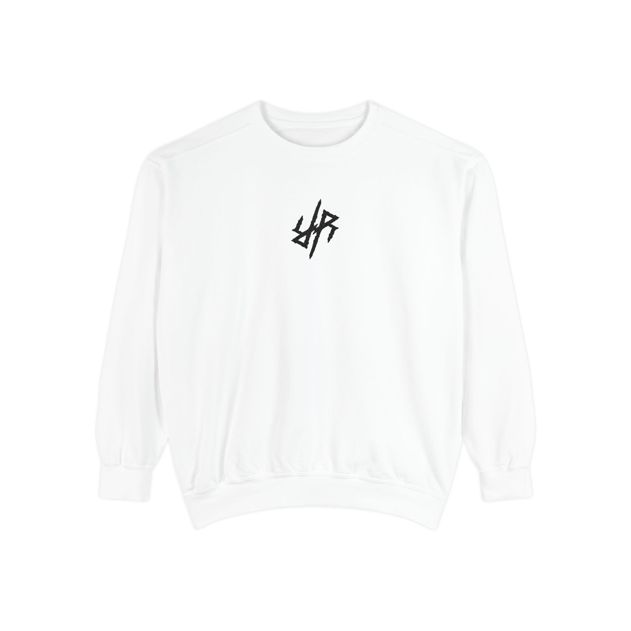 Reality Rising Essential Embroidered Sweatshirt - White